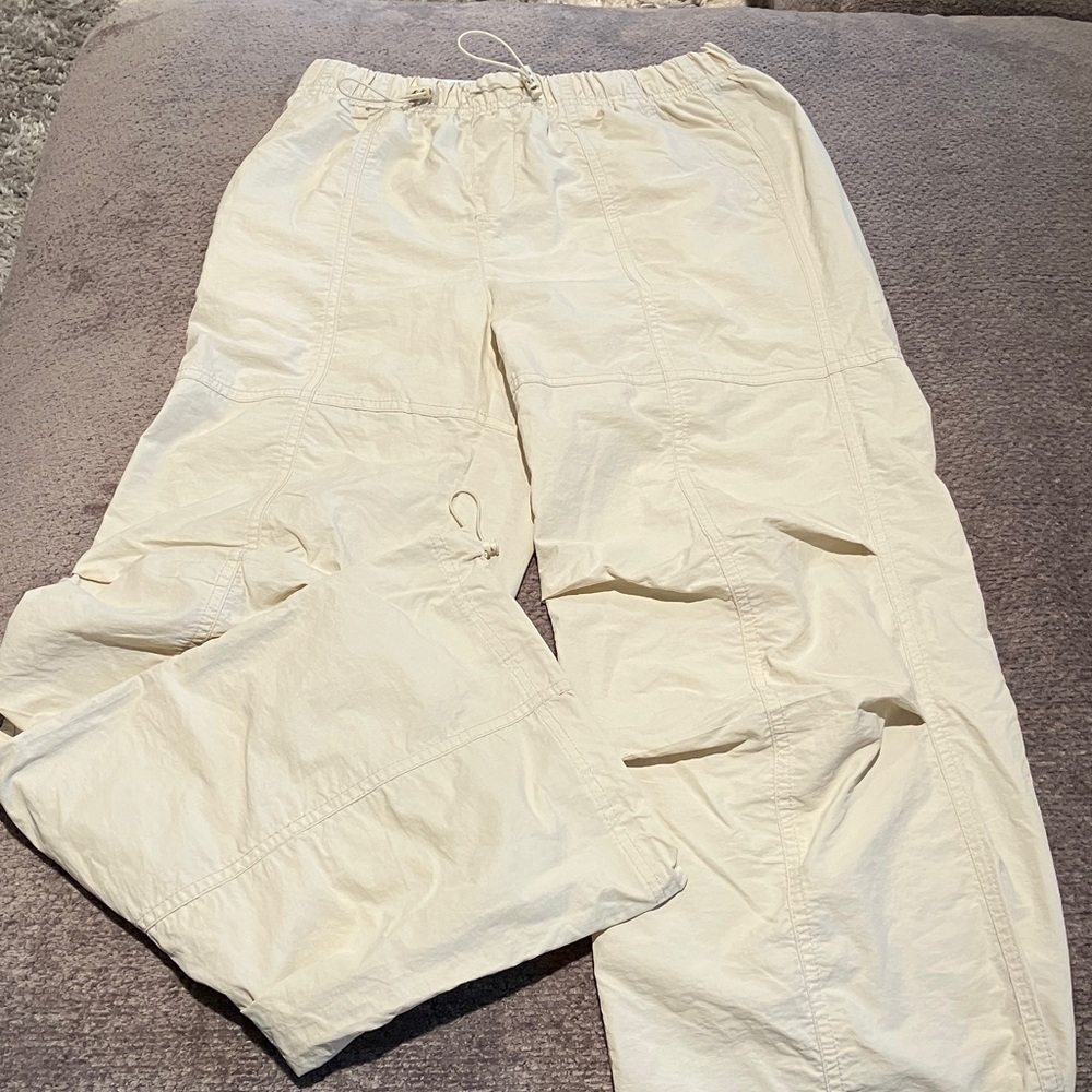 Love Tree Light Tan Parachute Pants Sz S